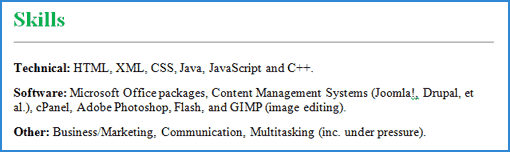 Rédiger un CV en anglais ~ Le blog de l'EmploiEn Côte D'Ivoire 