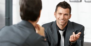 Maintaining eye contact during interview