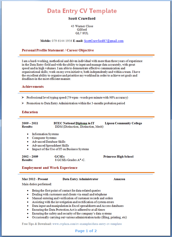 Printable basic resume template with outline blank form 