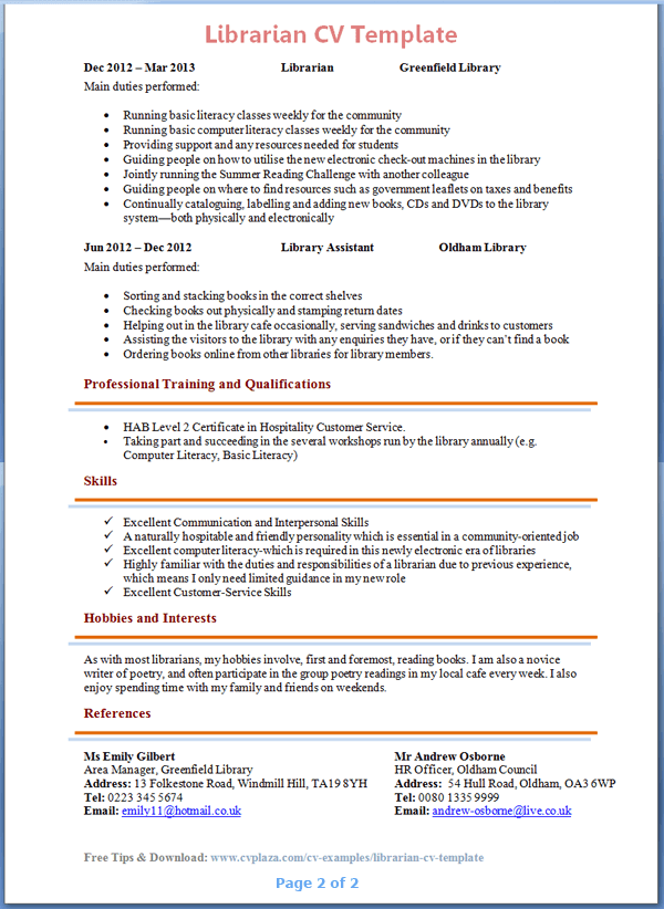 Resume writing uk