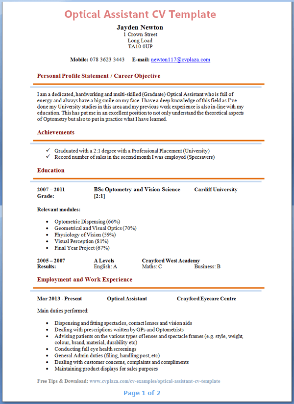 General interest job cover letter