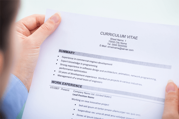 What a CV is and how to write one to apply for jobs