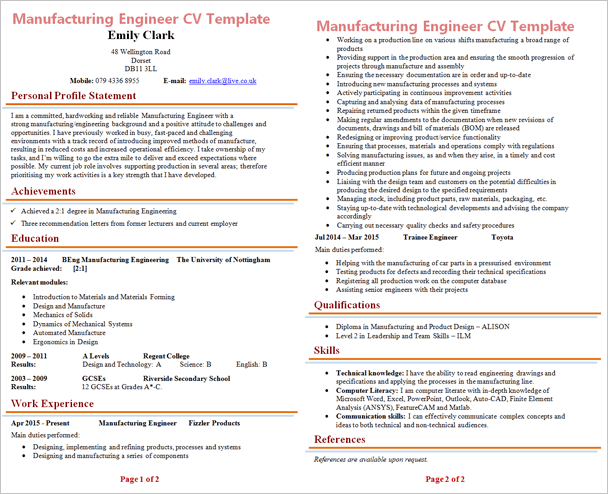 example-of-a-colour-cv