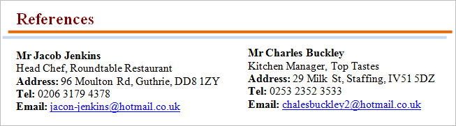 References On A Cv Benefits Format And Referee Examples Cv Plaza