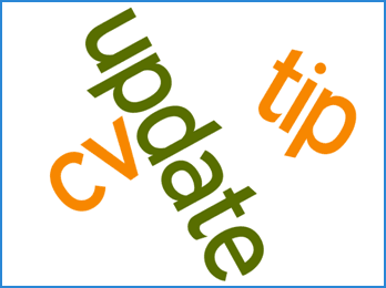 Key to securing an interview is keeping your CV up to date with the most relevant and important information.