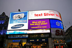 Example of advertising by big companies